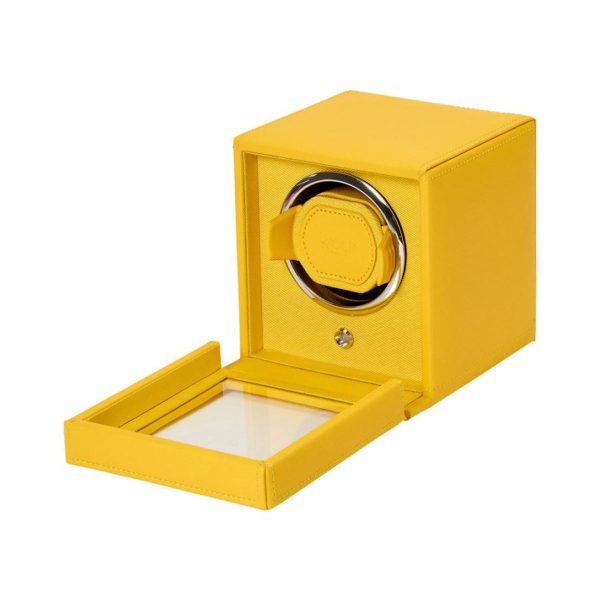 Wolf Cub Single Watch Winder with Cover Hot on Sale