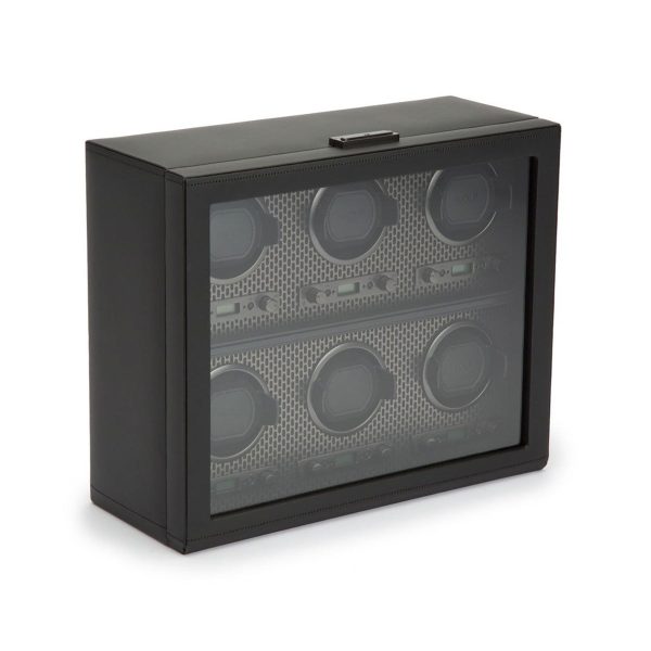 Wolf Axis 6-Piece Watch Winder Hot on Sale