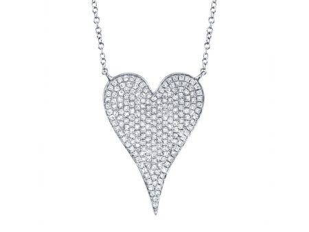 Shy Creation Diamond Heart Necklace SC55002481 For Sale