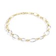 Marco Bicego Marrakech Onde Two Tone Link Necklace with Diamonds Sale