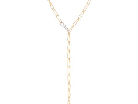 Marco Bicego Marrakech Onde Twisted Coil Link Lariat Necklace Online now