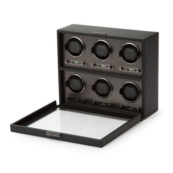 Wolf Axis 6-Piece Watch Winder Hot on Sale