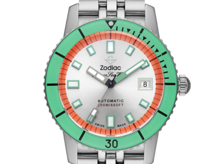 Zodiac Super Sea Wolf  Watermelon  Dive Watch ZO9269 on Sale