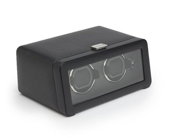 Wolf Windsor Double Watch Winder with Cover Online Sale