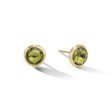 Marco Bicego Jaipur Color 18K Yellow Gold Peridot Stud Earrings OB957 PR01 Y Sale