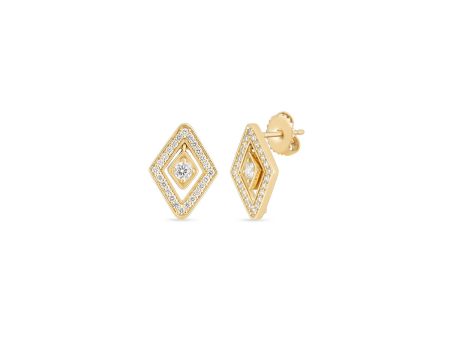 Roberto Coin Diamante Diamond Stud Earrings Online Sale