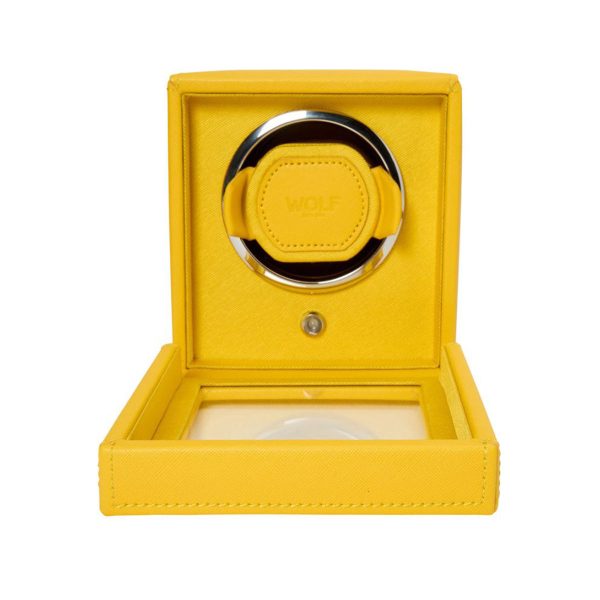 Wolf Cub Single Watch Winder with Cover Hot on Sale