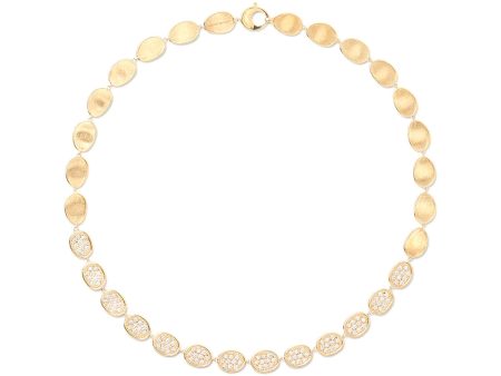 Marco Bicego Lunaria Diamond Pavé Collar Necklace Discount