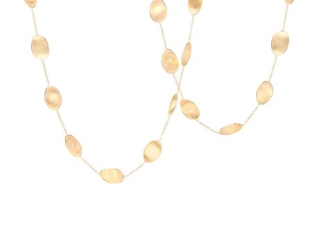 Marco Bicego Lunaria Petal Long Necklace Hot on Sale