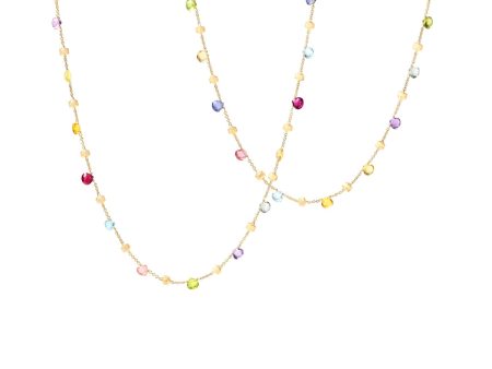 Marco Bicego Paradise Mixed Gemstone Long Necklace Discount