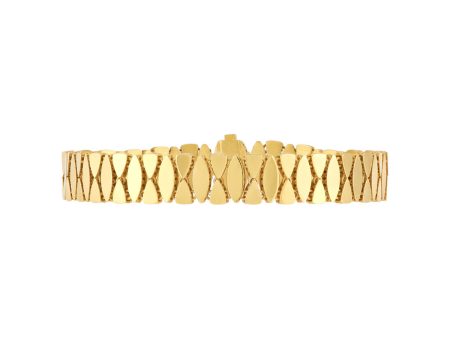 Topper Italia Gold Multi-Shaped Moveable Links Bracelet Online Sale