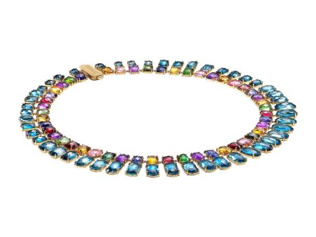 Marco Bicego Murano Statement Gemstone Collar Necklace Hot on Sale