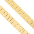 Topper Italia Gold Solid Geometric Bracelet Online