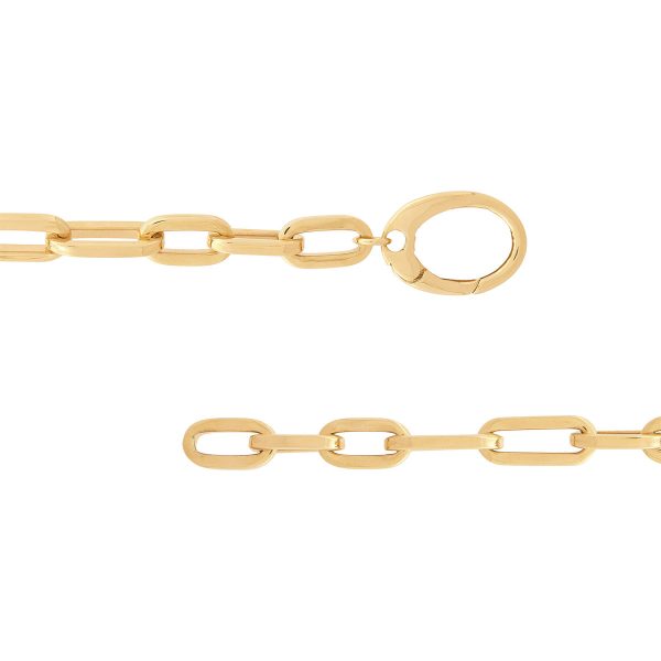 Topper Italia Gold Oval Link Bracelet Cheap