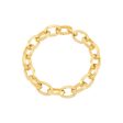 Topper Italia Gold Oval Link Bracelet Online Hot Sale