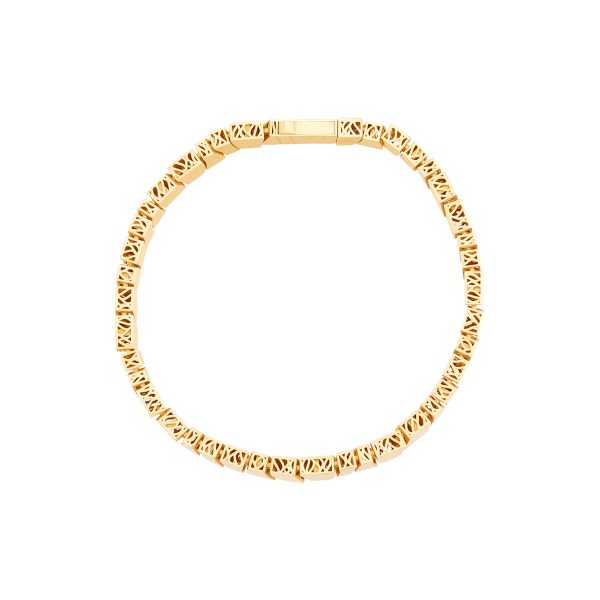 Topper Italia Gold Solid Geometric Bracelet Online