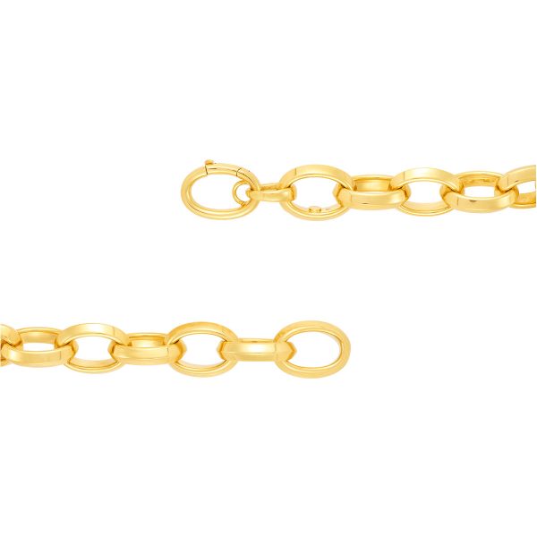 Topper Italia Gold Oval Link Bracelet Online Hot Sale