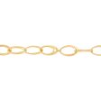 Topper Italia Gold Necklace With Oval Links Hot on Sale