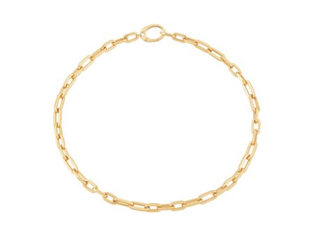 Topper Italia Gold Oval Link Bracelet Cheap