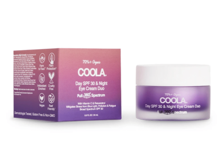 Full Spectrum 360° Day SPF 30 & Night Organic Eye Cream Duo | COOLA Hot on Sale