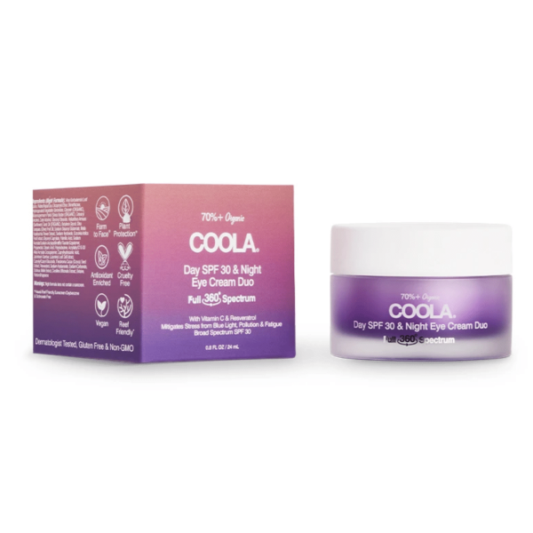 Full Spectrum 360° Day SPF 30 & Night Organic Eye Cream Duo | COOLA Hot on Sale