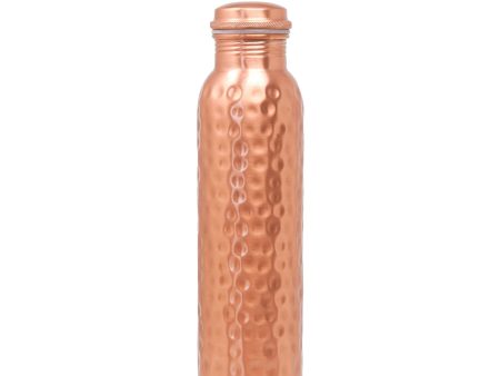 Hammered Copper Bottle (34oz) | Lucky Owl on Sale