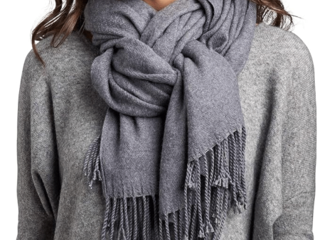 Twill Cashmere Scarf | Lemon Online now