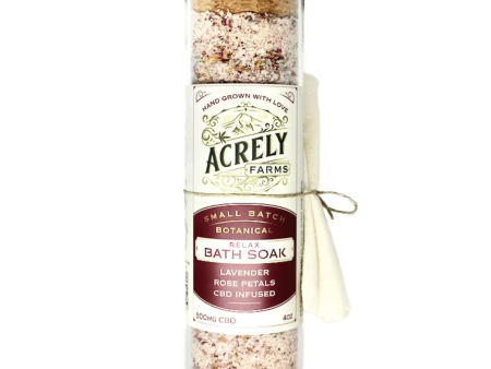 Relax CBD Bath Soak | Acrely Farms For Discount