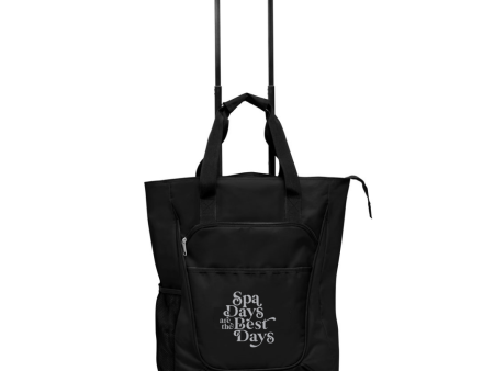 Spa Days are the Best Days Tradeshow Rolling Tote | Live Love Spa Online Sale