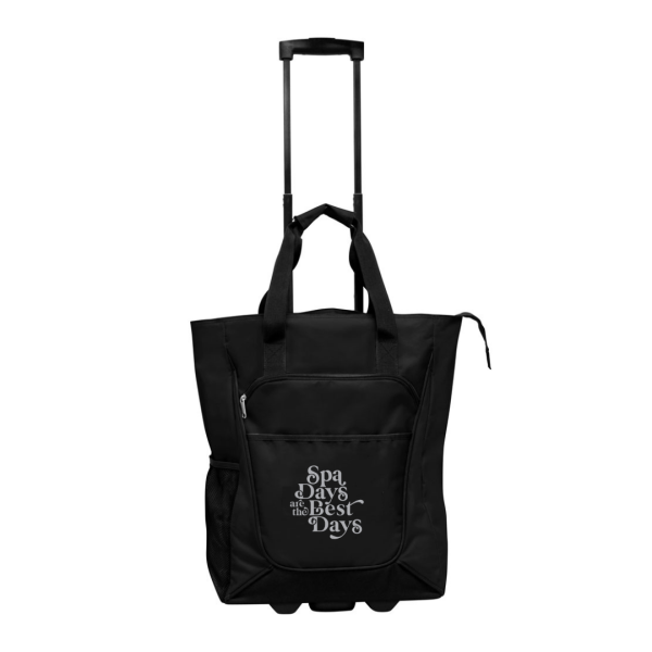 Spa Days are the Best Days Tradeshow Rolling Tote | Live Love Spa Online Sale