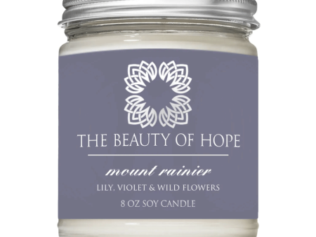 Mount Rainier 8oz Candle | The Beauty of Hope on Sale