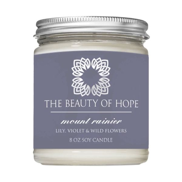 Mount Rainier 8oz Candle | The Beauty of Hope on Sale