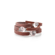 Mini Cinco Leather Wrap Bracelet | Liv & B on Sale