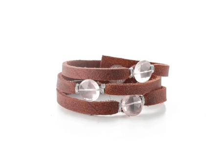 Mini Cinco Leather Wrap Bracelet | Liv & B on Sale