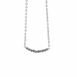 Diamonds In The Raw Sterling Silver Necklace | Liv & B For Sale