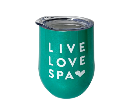 Live Love Spa Tumbler - Teal | Lucky Owl For Discount