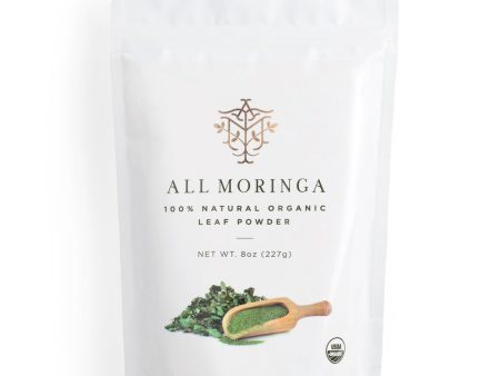 Premium 100% Organic Raw Moringa Oleifera Leaf Powder 4oz | All Moringa Supply