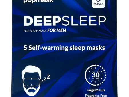 Deep Sleep Fragrance-Free Self-Warming Large Sleep Masks (5 Pack) | Popmask Fashion