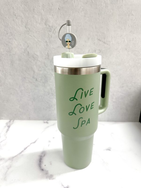 Spa Girl Straw Topper | Live Love Spa Discount