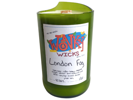 London Fog Soy Wax Candle | Wonky Wicks Fashion