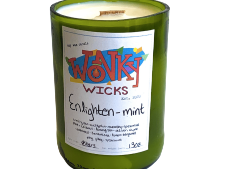 Enlighten-mint  Soy Wax Candle | Wonky Wicks Hot on Sale