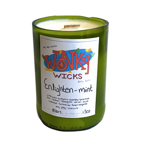 Enlighten-mint  Soy Wax Candle | Wonky Wicks Hot on Sale