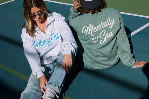 Mentally I’m At The Spa Unisex Crew Neck Sweatshirt | Lucky Owl Online Hot Sale