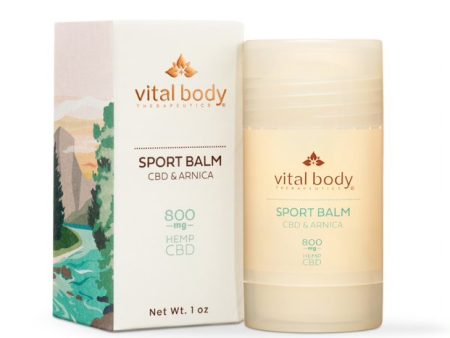 Extra Strength CBD Sport Balm (1 oz.   800 mg) | Vital Body Therapeutics Online now