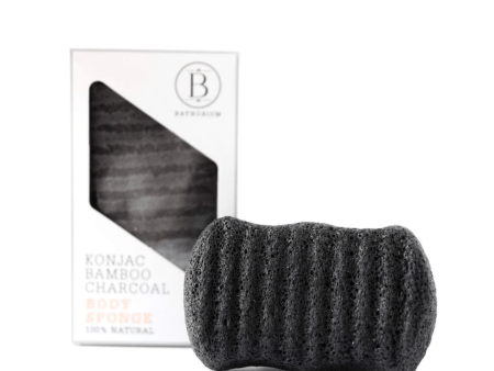 Konjac Bamboo Charcoal Body Sponge | Bathorium Cheap