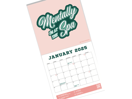 2025 Wellness Wall Calendar | Live Love Spa Online