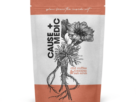 CBD Coffee & Himalayan Salt Scrub (8oz) | Cause + Medic Supply