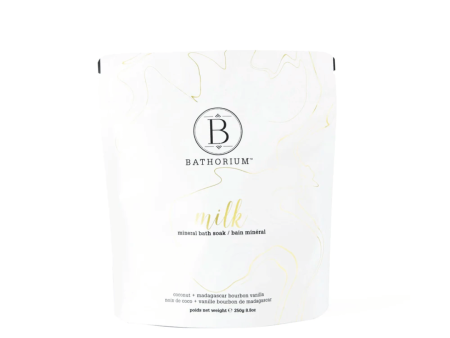 Coconut + Vanilla Milk Mineral Soak 250g | Bathorium on Sale