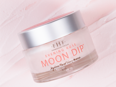 Evening Rose Moon Dip® Ageless Facial Sleep Mousse with Peptides + Retinol | Farmhouse Fresh Online