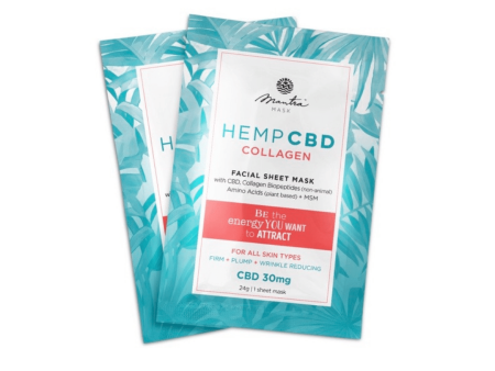 Hemp CBD Collagen Sheet Mask | Mantra Mask For Cheap